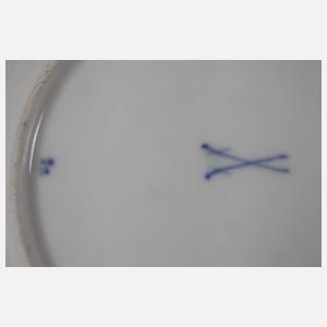 Meissen vier Durchbruchteller "Zwiebelmuster"