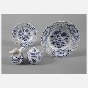 Meissen Konvolut "Zwiebelmuster"