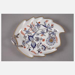 Meissen Blattschale "Zwiebelmuster"