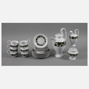 Meissen Kaffeeservice Weinlaubdekor