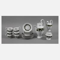 Meissen Kaffeeservice Weinlaubdekor111