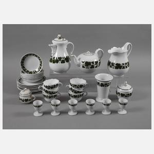 Meissen Frühstückservice Weinlaubdekor