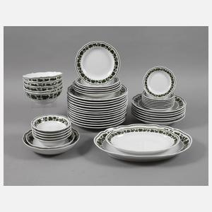 Meissen Speiseservice-Konvolut Weinlaubdekor