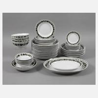 Meissen Speiseservice-Konvolut Weinlaubdekor111