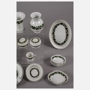 Meissen Konvolut Weinlaubdekor