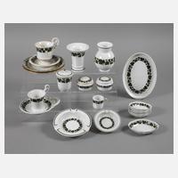 Meissen Konvolut Weinlaubdekor111
