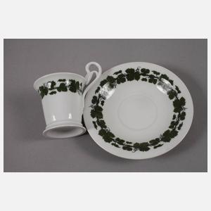 Meissen Konvolut Weinlaubdekor