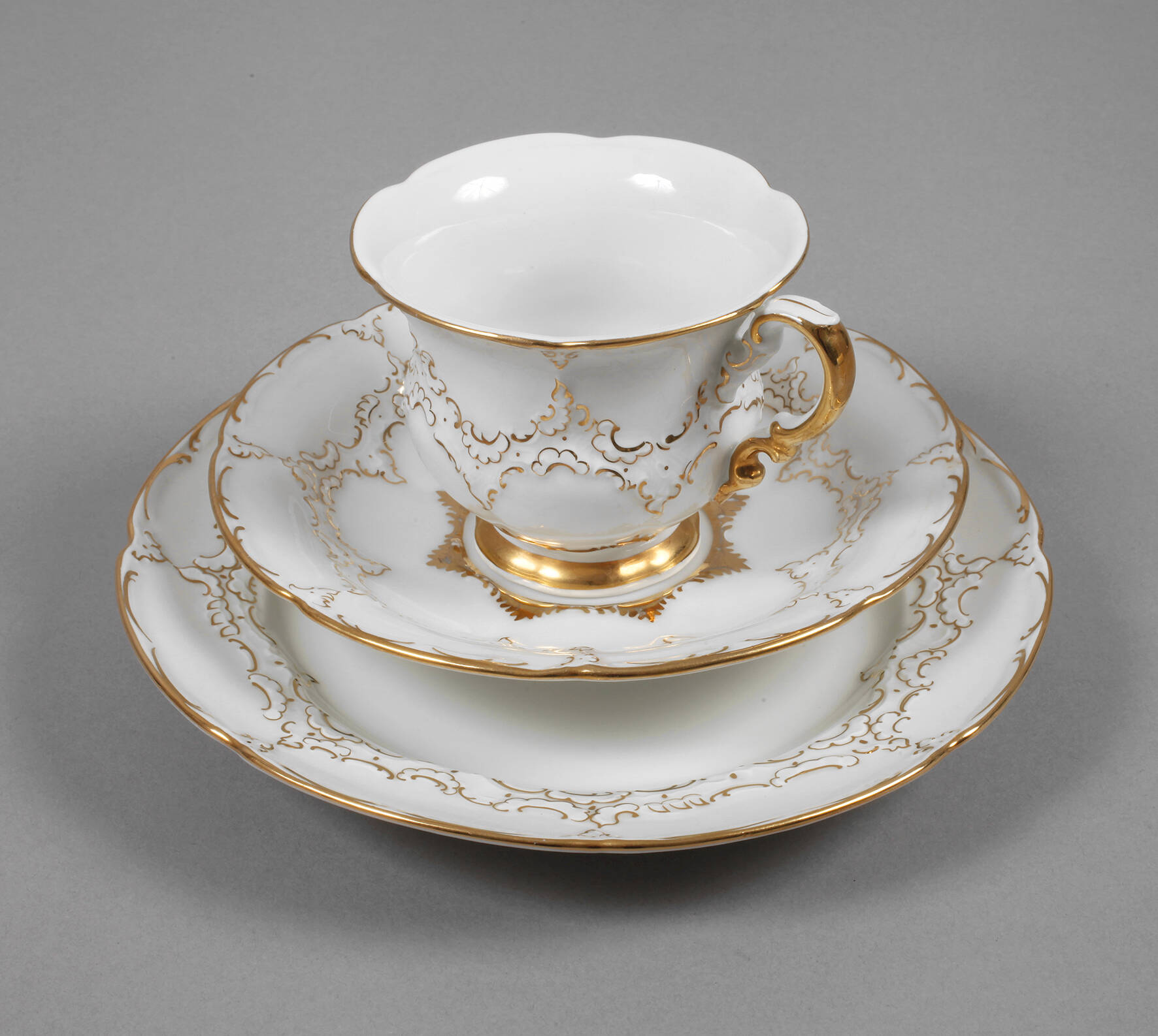 Meissen Prunkgedeck "B-Form"