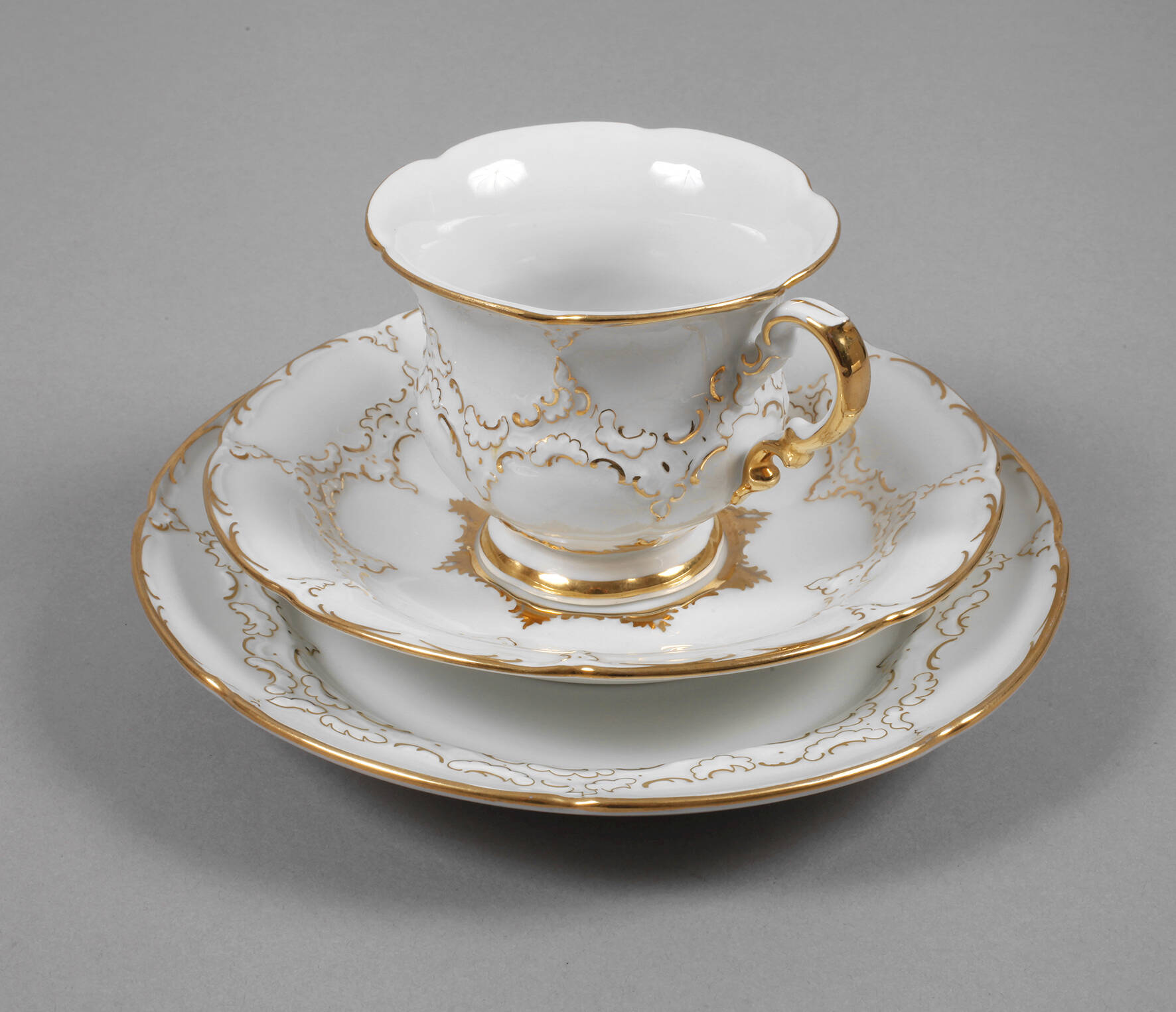 Meissen Prunkgedeck "B-Form"