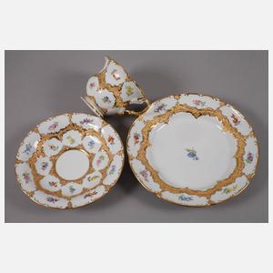 Meissen Prunkgedeck "B-Form"