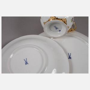 Meissen Prunkgedeck "B-Form"