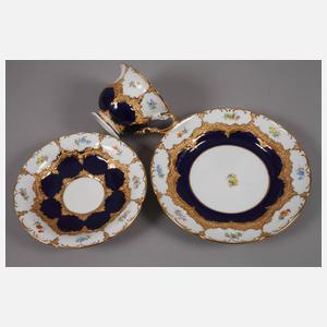 Meissen Prunkgedeck "B-Form"