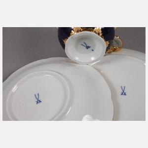 Meissen Prunkgedeck "B-Form"