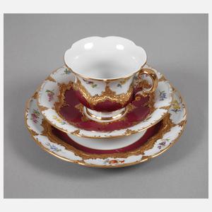 Meissen Prunkgedeck "B-Form"