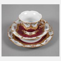 Meissen Prunkgedeck "B-Form"111