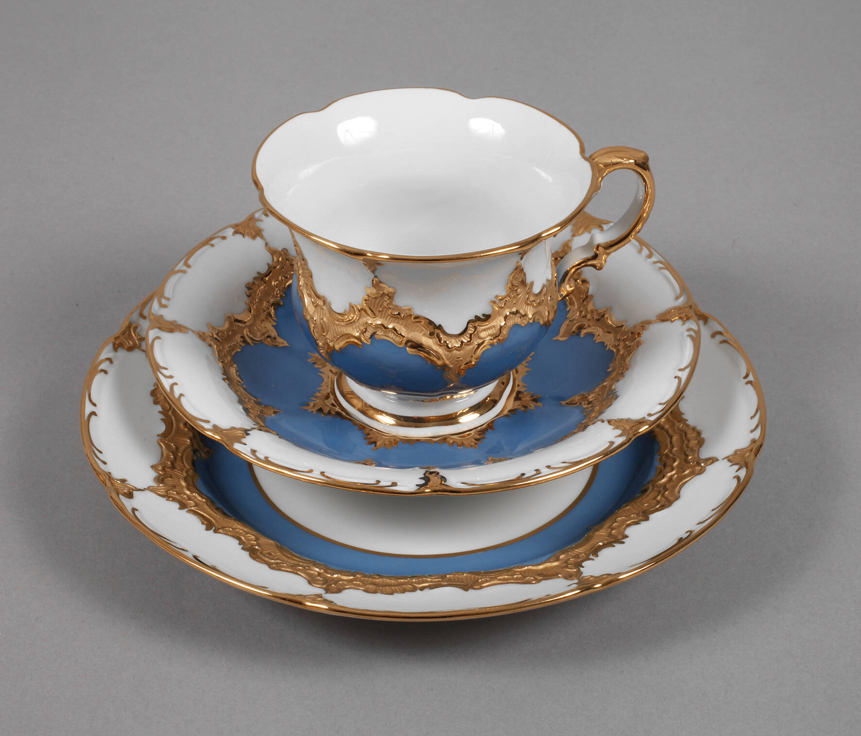 Meissen Prunkgedeck "B-Form"