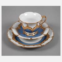 Meissen Prunkgedeck "B-Form"111