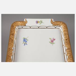 Meissen Königskuchenplatte "X-Form"