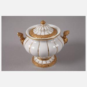 Meissen Zuckerdose "X-Form"