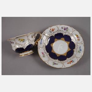 Meissen Konvolut Mokkatassen