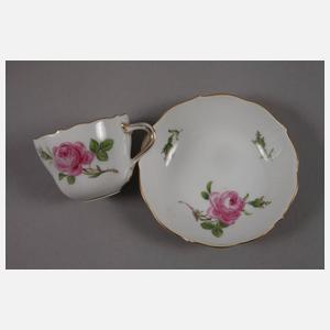 Meissen Konvolut Mokkatassen