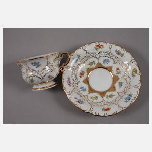 Meissen Konvolut Mokkatassen