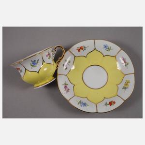 Meissen Konvolut Mokkatassen