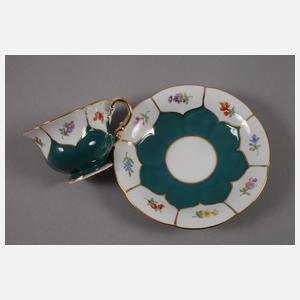 Meissen Konvolut Mokkatassen