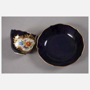 Meissen Konvolut Mokkatassen