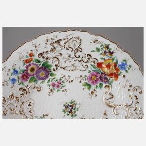 Meissen Prunkteller Biedermeier