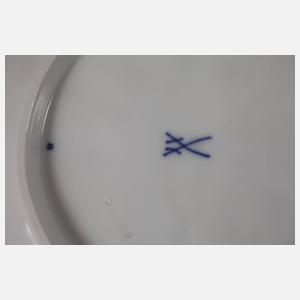 Meissen kleine Prunkschale Weinstockrelief