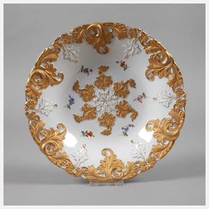 Meissen Prunkschale Streublümchendekor