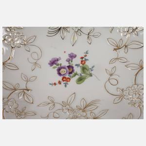 Meissen ovale Prunkschale