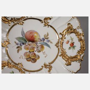 Meissen Prunkschale "Fruchtmalerei"