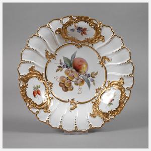 Meissen Prunkschale "Fruchtmalerei"
