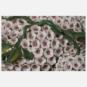 Schneeball-Vase mit Papagei