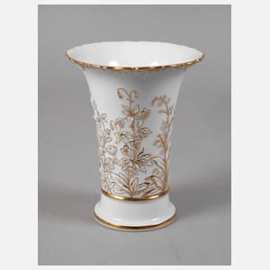 Meissen Trompetenvase Reliefdekor