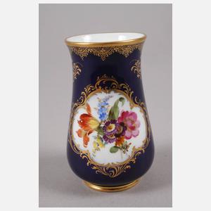 Meissen kleine Prunkvase Watteaumalerei