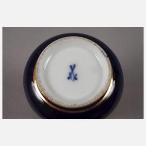 Meissen kleine Prunkvase Watteaumalerei