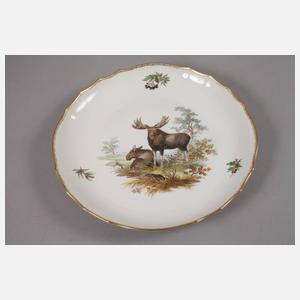 Meissen Anbietschale "Wildmalerei nach Ridinger"