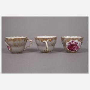 Meissen Kaffeeservice Watteaumalerei