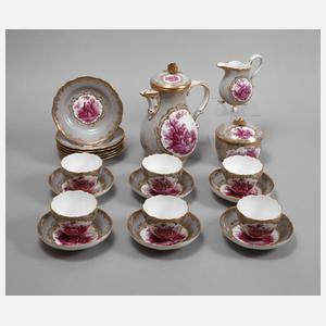 Meissen Kaffeeservice Watteaumalerei