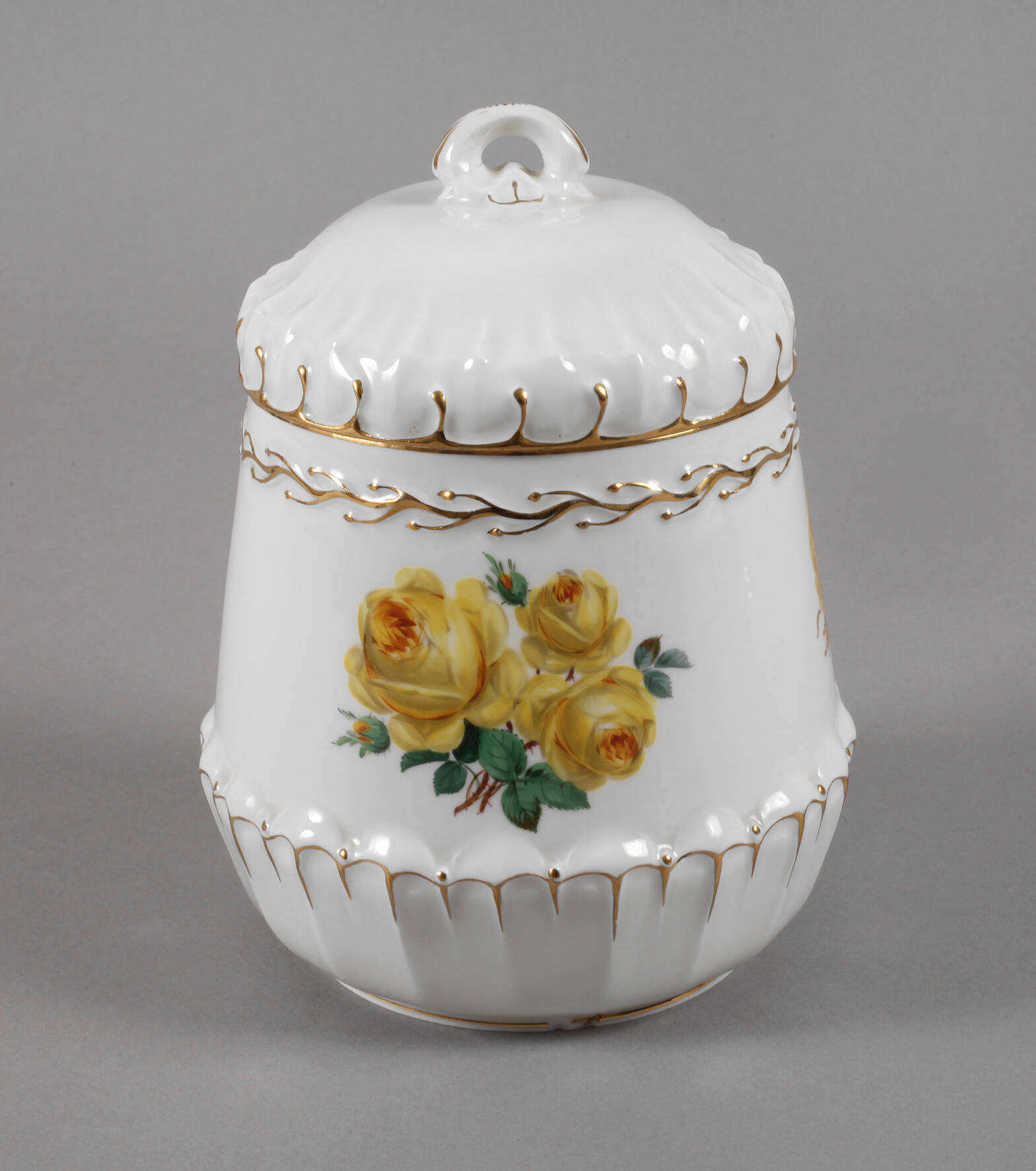 Meissen Bonbonniere "Gelbe Rose"