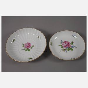 Meissen Konvolut "Rote Rose"