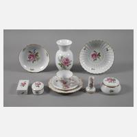 Meissen Konvolut "Rote Rose"111