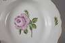 Meissen zehn Suppenteller "Rote Rose"