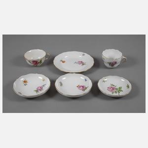 Meissen Konvolut Blumenmalerei