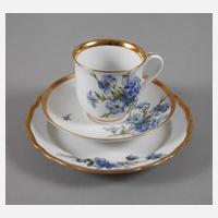 Meissen Gedeck naturalistische Blumenmalerei111