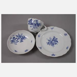 Meissen Konvolut "Blaue Blume"