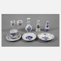 Meissen Konvolut "Blaue Blume"111